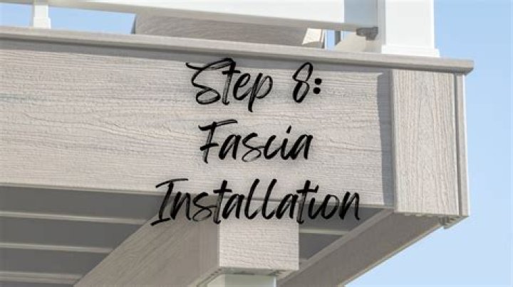 How to install trex fascia