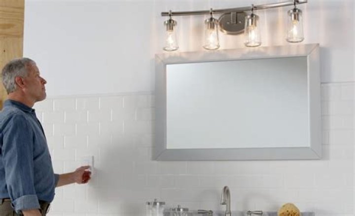 How to install vanity light