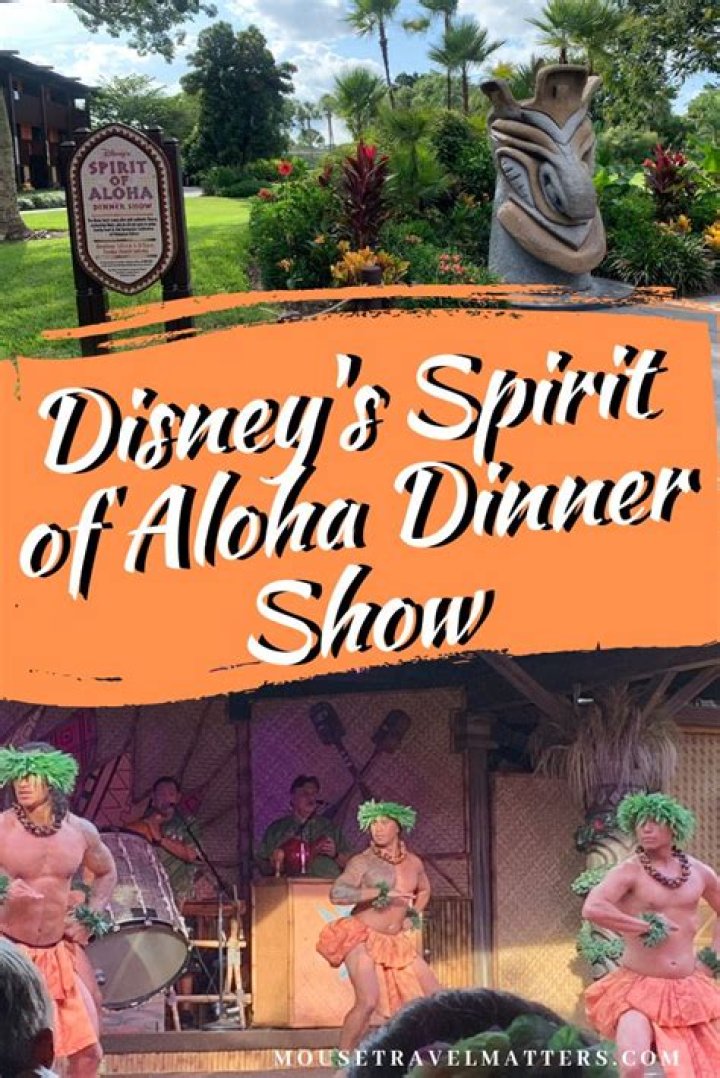 The Spirit of Aloha Dinner Show at the Polynesian